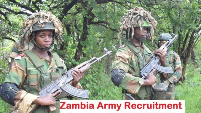 Zambia Army Recruitment