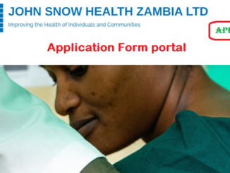 John Snow Health Zambia Job