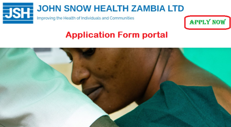 John Snow Health Zambia Job