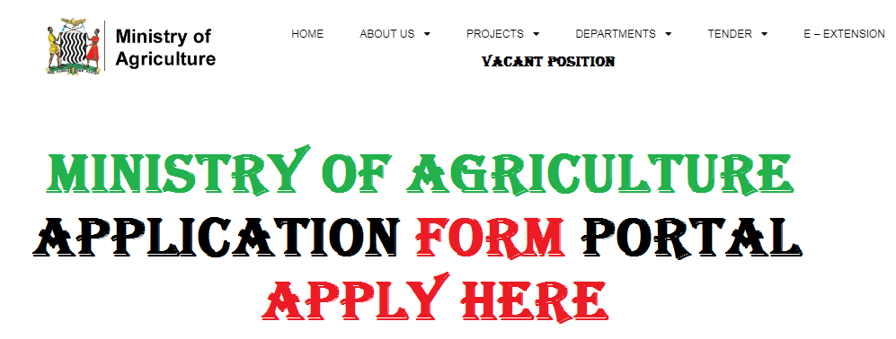 Ministry of Agriculture Recruitment