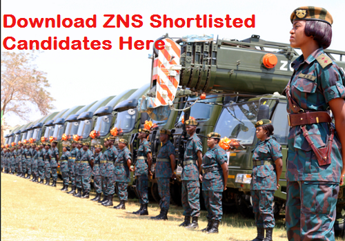 ZNS Shortlisted Candidates