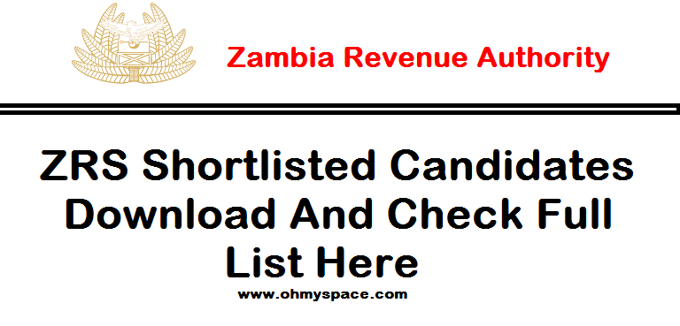 ZRS Shortlisted Candidates