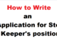 How to Write Application for Storekeeper