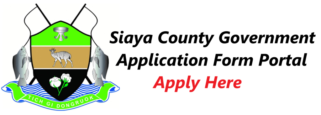 Siaya County Government Recruitment